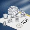 Buy cheap 0.5ct 1ct 1.5ct 2ct 3ct White Loose Moissanite Diamond HPHT CVD Lab Grown Diamond from wholesalers