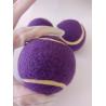Buy cheap Purple Pet Squeaky Tennis Ball with Squeaker Tennis Ball Dog Toy from wholesalers