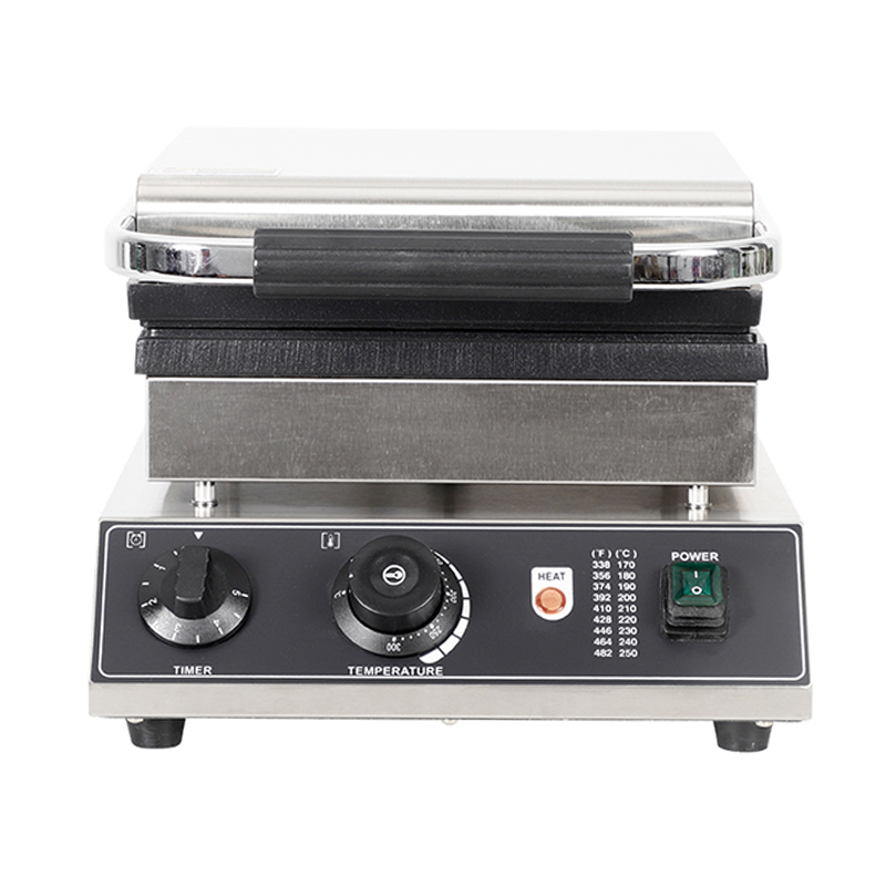 Food Beverage Shops Commercial Electric Square Waffle Maker with Single/Double Slices