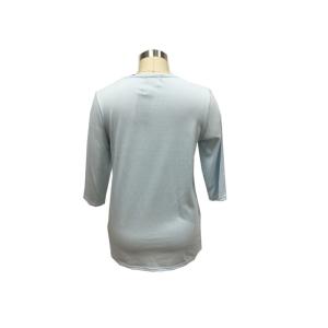 Buy cheap Ladies Casual Wear  3/4  Sleeve  / Ladies  Softness T Shirt  Big Printing In Front from wholesalers