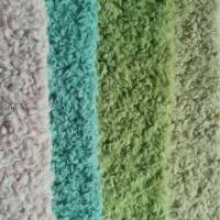 Buy cheap Anti Static Weft Knitted Faux Fur Fabric Knitted Lady Garments With 100% product