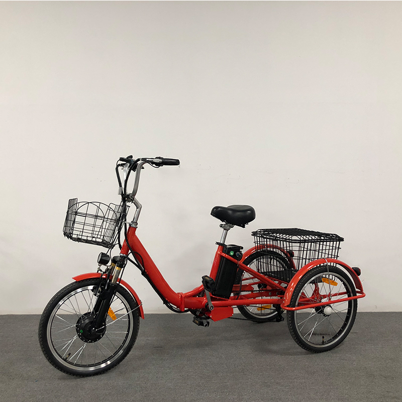 Disc Brake 26*4.0 KENDA Tire Electric Tricycle With LCD Display And Foldable Design