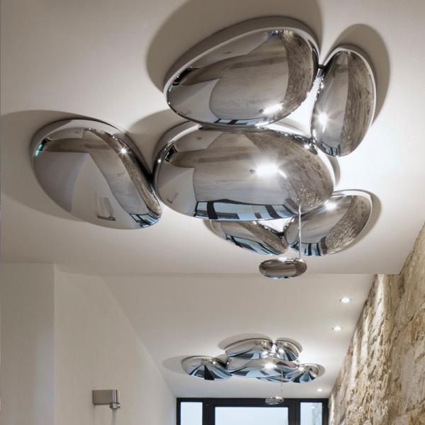 Buy cheap SKYDRO ELECTRIFIED CEILING LIGHT silver lamp LED glass ceiling lights Luxury Metal Mercury Ceiling Lamp(WH-MA-193) from wholesalers