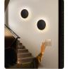 Buy cheap circular wall lamp round led wall light die cast aluminum industrial style villa from wholesalers
