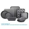 Buy cheap Wholesale Home Kitchen Thicken Nonstick Oven Black 6-13 Inch Tray Round Bakeware Baking Set Tray Oven Baking Pans from wholesalers