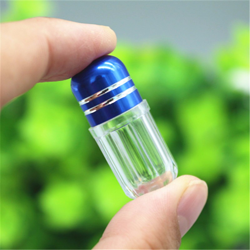 Rhino 25K Clear Pill Bottles 5g Single Capsule Packaging