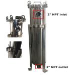 Garment Shops 62KG Heavy-duty Stainless Steel 304 Enclosure for 4-Bag Filtration