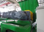 18.5kw Twin Shaft Shredder Machine , Durable tyre shredding machine