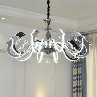 Buy cheap Fancy big acrylic bead chrome Led chandelier For Kids Children Room Lighting (WH product