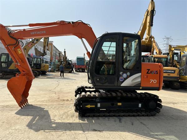 Buy cheap Used Hitachi ZX70 Mini Excavator With Rubber Track 7 Ton Mining Excavator from wholesalers