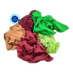 IMPA 232909 High Cotton recycled dark mixed coloured t shirt rags cleaning cloth