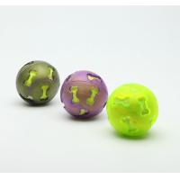 Buy cheap Cute Bone Hollow Plastic Balls With Toys Inside 53g BSCI Certification product
