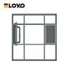Buy cheap Slimline Soundproof Aluminium Glazed Window Double Layer Hollowed Glass from wholesalers