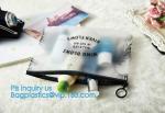 slider zipper pvc pouch clear vinyl pvc k bags, Custom Logo PVC Transparent