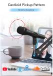 All Metal Studio Condenser Microphone 20mm*166mm Youtube Singing Microphone