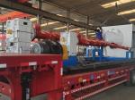 2-4mm Steel Pipe Out Wall Shot Blasting Machine For 3PE Anti Corrosion Coating