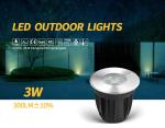 3W Inground Pool Led Lights White Color Underwater Ground Lights CE ROHS