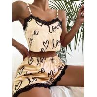 Buy cheap House Wear Sexy Lingerie Sleepwear Ladies Heart Print Leisure Wear Lingerie product