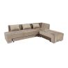 Buy cheap Foam Plastic Legs Linen Fabric Sofa Living Furniture Sets 1870X1720X430mm Lying Bed from wholesalers