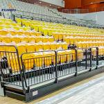 Customizable Professional Retractable Seating System Foldable Bleacher Seating