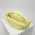 Yellow Handbags Spring Genuine Leather Dumpling Bags Factory Wholesale