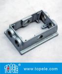 2 inch depth Weatherproof Electrical Boxes One-gang Flanged Extension Rings