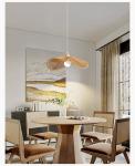Nordic Wabi Sabi Led Pendant Lights For Living Room Home Decoration Rattan