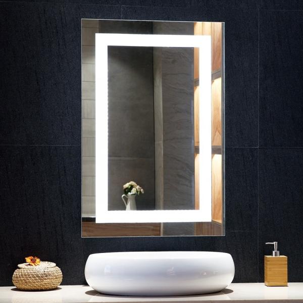 Hotel High Output Backlit Smart Bath Mirror W24"xH36"/W36"xH36" Fog Free