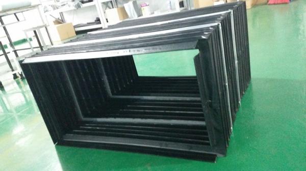 Buy cheap dust protective bellows made with metal frame +PVC +fiber cloth cover for truck lifter crossing lift from wholesalers