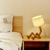 Buy cheap Folding Table Lamp Creative European Fashion Bedroom wood robot art table lamp(WH-MTB-28) from wholesalers
