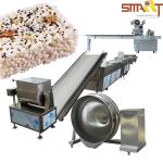 Full Automatic Cereal Bar / Snack Bar Machine For Puffed Rice Bar Cut