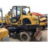 Buy cheap Hyundai R60W-7 Used Mini Excavator Machine , Second Hand Wheel Excavators For Sale from wholesalers