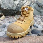 Heavy Duty Mining Boots Anti Puncture Anti Static Steel Toe Safety Protective