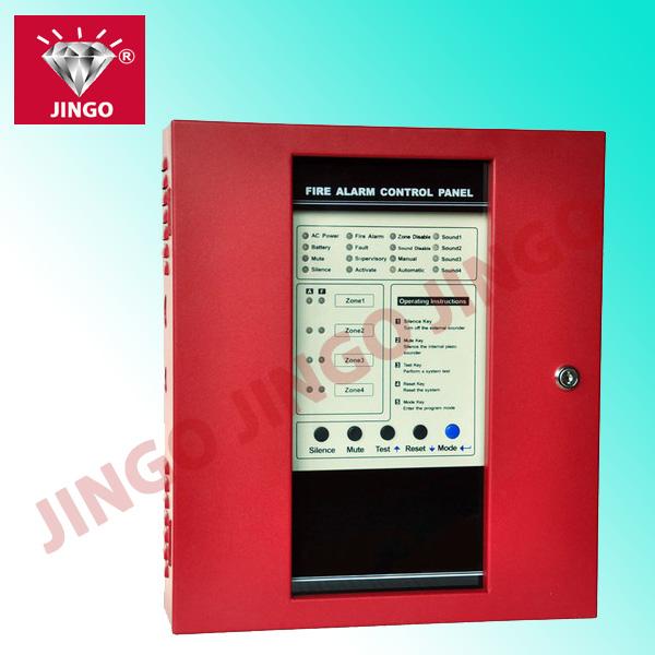 Buy cheap DC24V 4 zones conventional fire safe alarm systems control panel from wholesalers