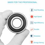Rubber Sealed 6000 2RS Ball Bearing ABEC 3 Pool Pump Bearing High Speed