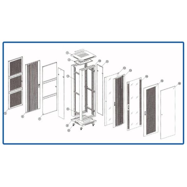 IP20 19 Inch Standard Network Cabinet