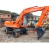 Buy cheap used HITACHI EX100WD Excavator,HITACHI wheeled excavator for sale from wholesalers