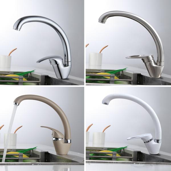 Buy cheap Kitchen Faucet Sink Mixer Tap Hot Cold Mixer Single Handle Kitchen Faucets Swivel Spout from wholesalers