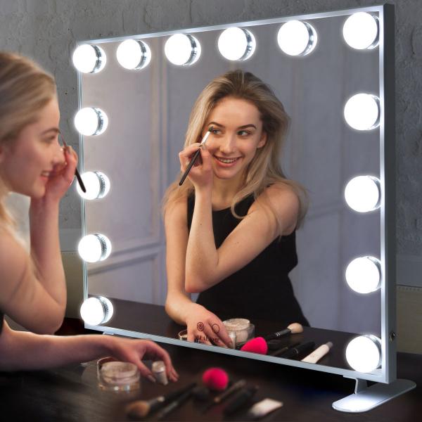 Buy cheap Shatterproof Hollywood Light Up Makeup Mirror Vanity Wall Mounted from wholesalers
