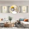 Buy cheap Waterproof Canvas Crystal Porcelain Painting 3 Pieces Fortune Tree Elk For Home Hotel Decor from wholesalers