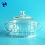 45oz Birthday Gift Plastic Food Storage Jars Transparent Clear Cylinder