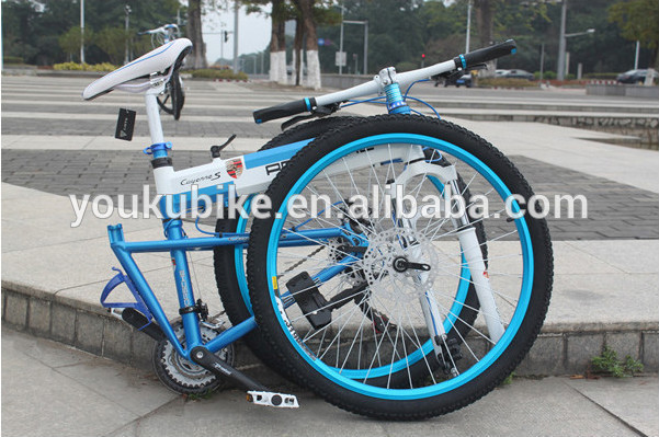 Lightweight 26 Wheel Aluminum Folding Mountain Bike