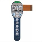 Emboss Buttons Waterproof Flexible Membrane Switches with LED