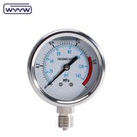 Buy cheap CE High Pressure Gauge Stainless Steel Autoclave Pressure Gauge Manometer product