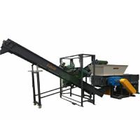 Buy cheap 2 Shaft Scrap Aluminum Shredder Equipment With 50pcs Blades CE Certification product