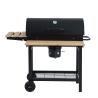 Buy cheap Adjustable Height Charcoal BBQ Grill Large Chicken Cooking Capacity Black Commercial from wholesalers
