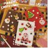 Buy cheap 2022 Felt A6 Cartoon Christmas Tree Deer Notebook Grid Pages Journal Korean Diary Book from wholesalers