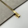Buy cheap Cheap Price Hot Sale Sustainable Stocked Black Stainless Steel Tile Trim Profiles from wholesalers