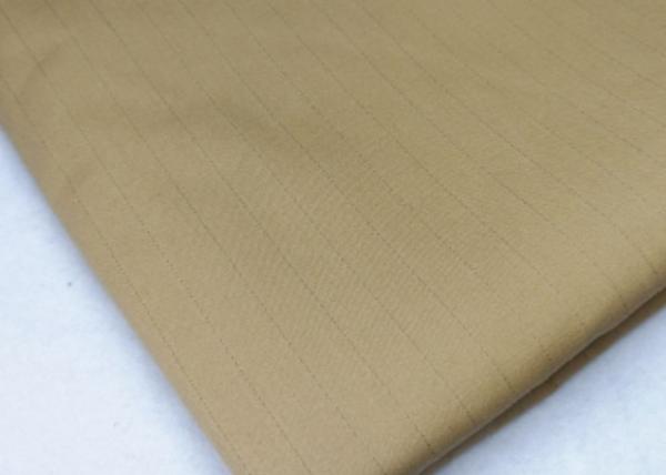 Buy cheap 58inch Brown Fire Retardant Fabric Fire Suit Anti Static Clothing Material 260gsm from wholesalers