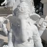 Buy cheap Lord Ganesh Statues Marble Sculpture Life Size Hindu God Garden Statue White Stone Carving Indian Religions from wholesalers